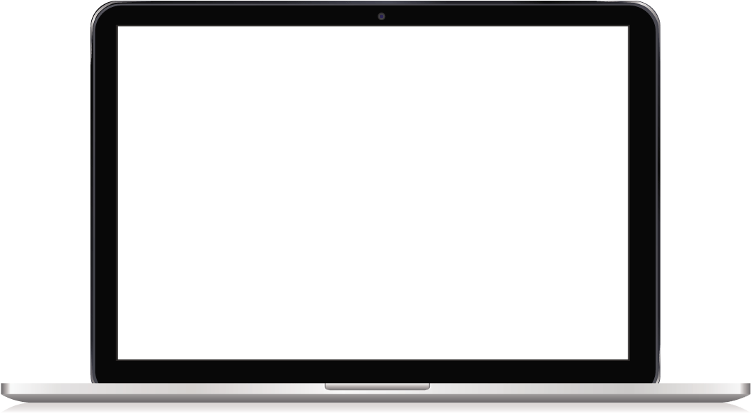 Twitter On Laptop Png (1092x602)