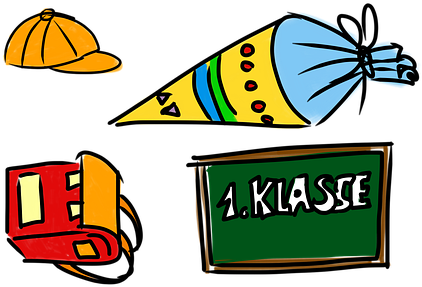 Heute Freuten Sich Die Lehrerinnen, Lehrer Und Kinder - Einschulung Clip (453x340)
