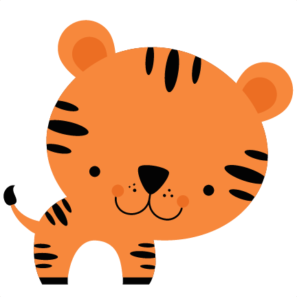 Tiger Svg Cutting File Tiger Svg Cut File Free Svgs Cute Baby Tiger Clipart 432x432 Png Clipart Download