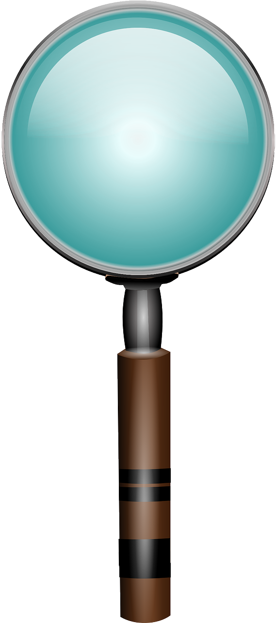 Wohnen To Live, Finden To Think, To Find - Magnifying Glass (640x1280)