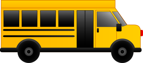 Free Clip Art Of A Little Yellow School Bus - School Bus Vector Art (550x241)