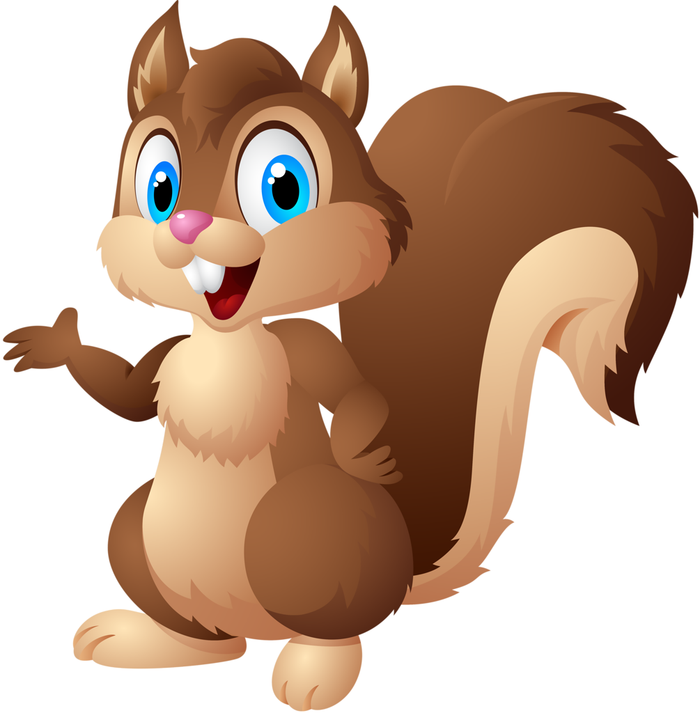 Squirel - Squirrel Cartoon (1005x1024)