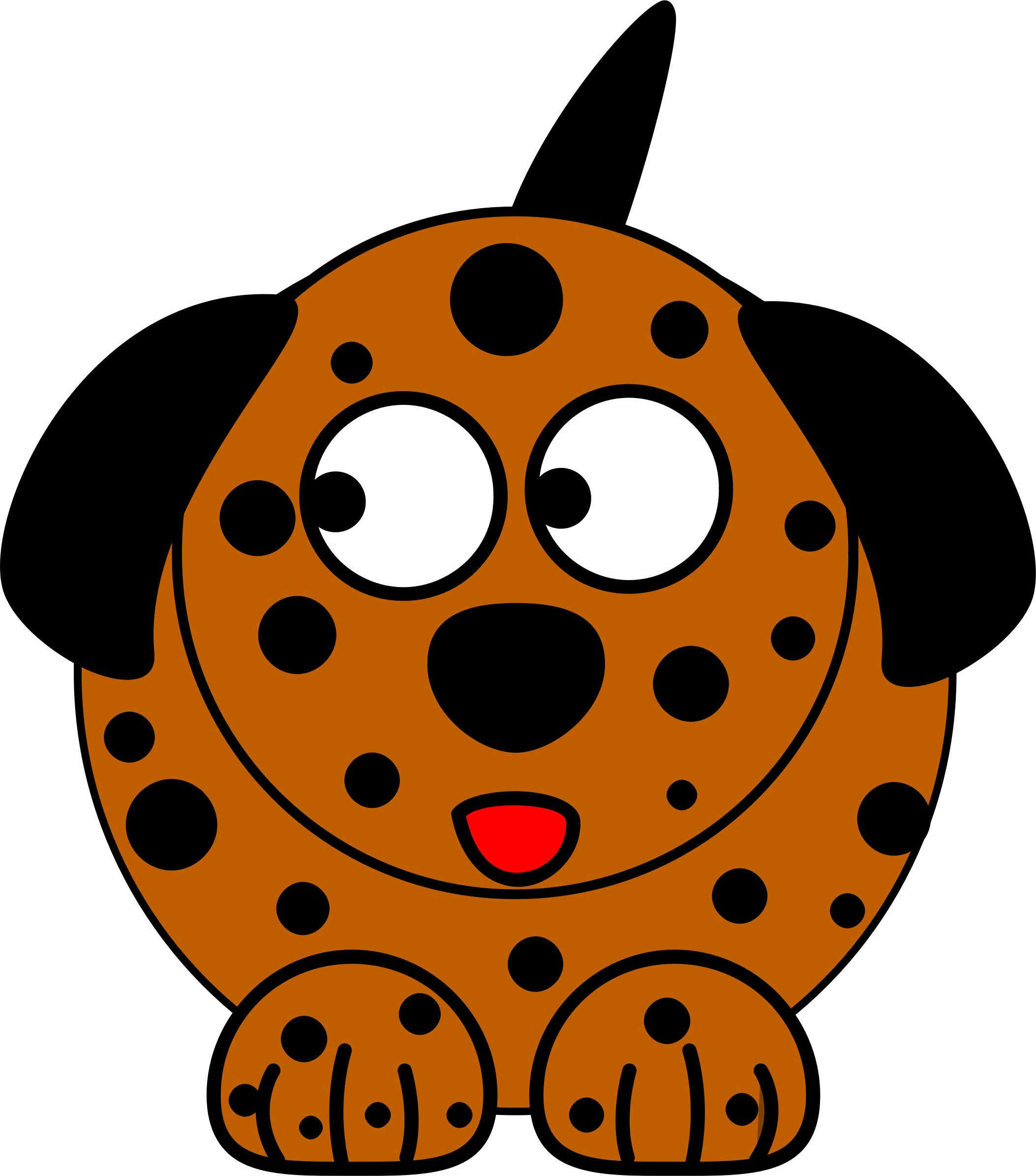 Spot Clipart - Spot Clipart (2106x2390)