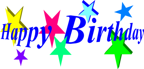 Alles Gute Zum Geburtstag Clipart - Free Happy Birthday Clip Art (500x240)