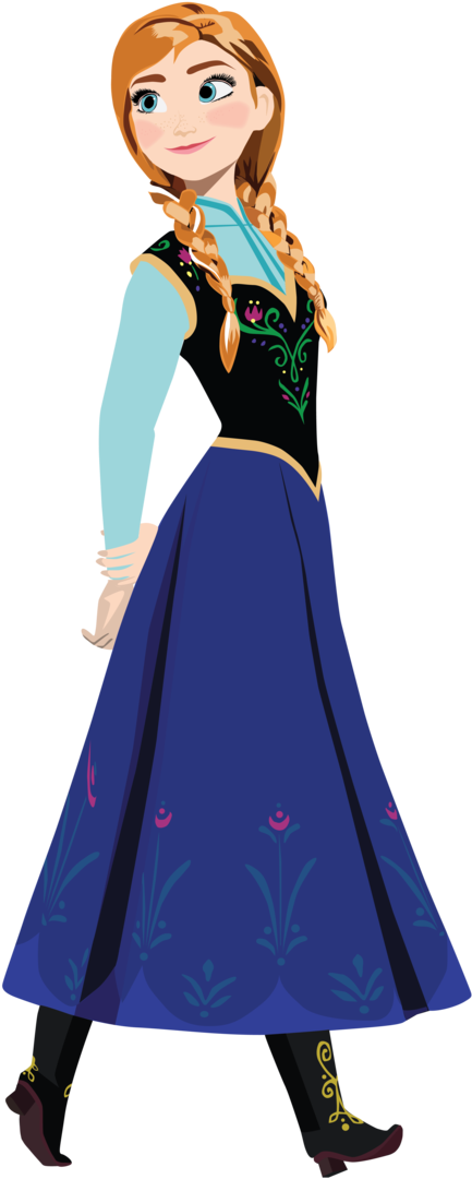 This Is Not My Draw, That's Just A Png - Roommates Frozen Anna Wall Decals (730x1095)