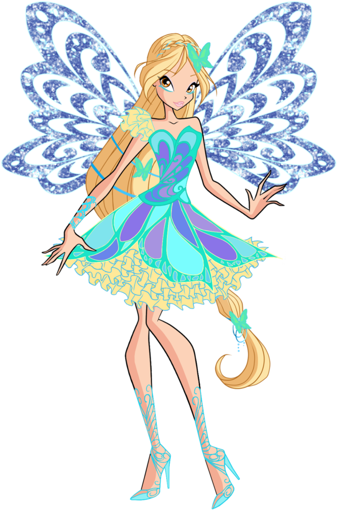 Daphne Butterflix 2d By Winx Rainbow Love - Winx Daphne Butterflix (735x1086)