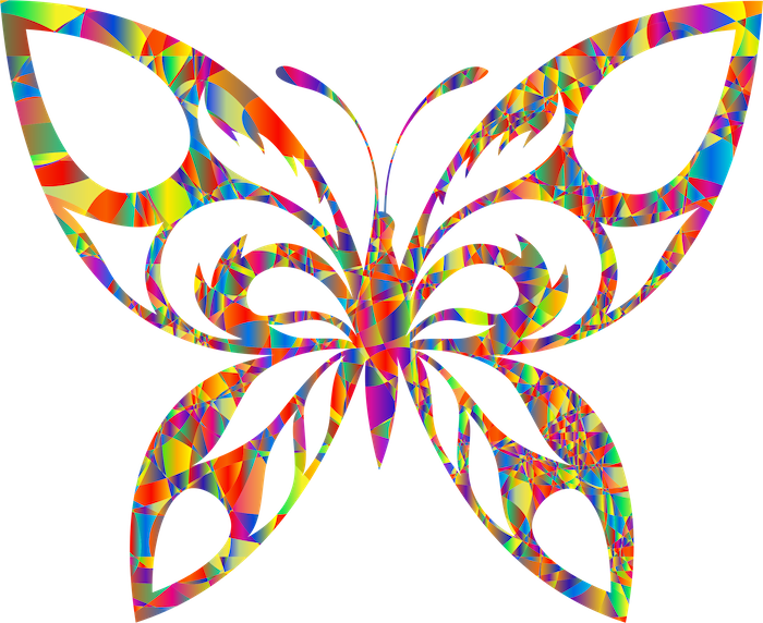 Jetzt Eine Ganz Tolle Idee Für Einen Sehr Schön Aussehenden - Butterfly Silhouette (700x572)
