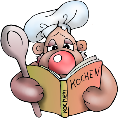 Koch, Kochen, Koeche, Köche, Cook, Kochbuch, Backen, - Kochbuch Comic (426x430)