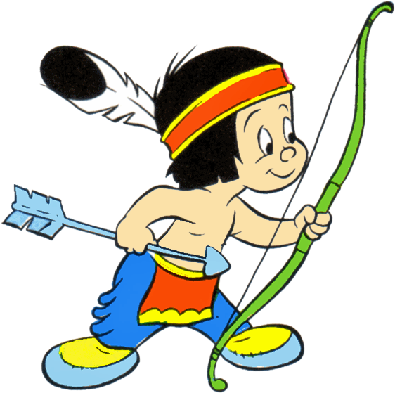 Cartoons Zeichnen, Cartoon Figuren, Rodeo, Amerikanische - Indio Hiawatha (576x578)