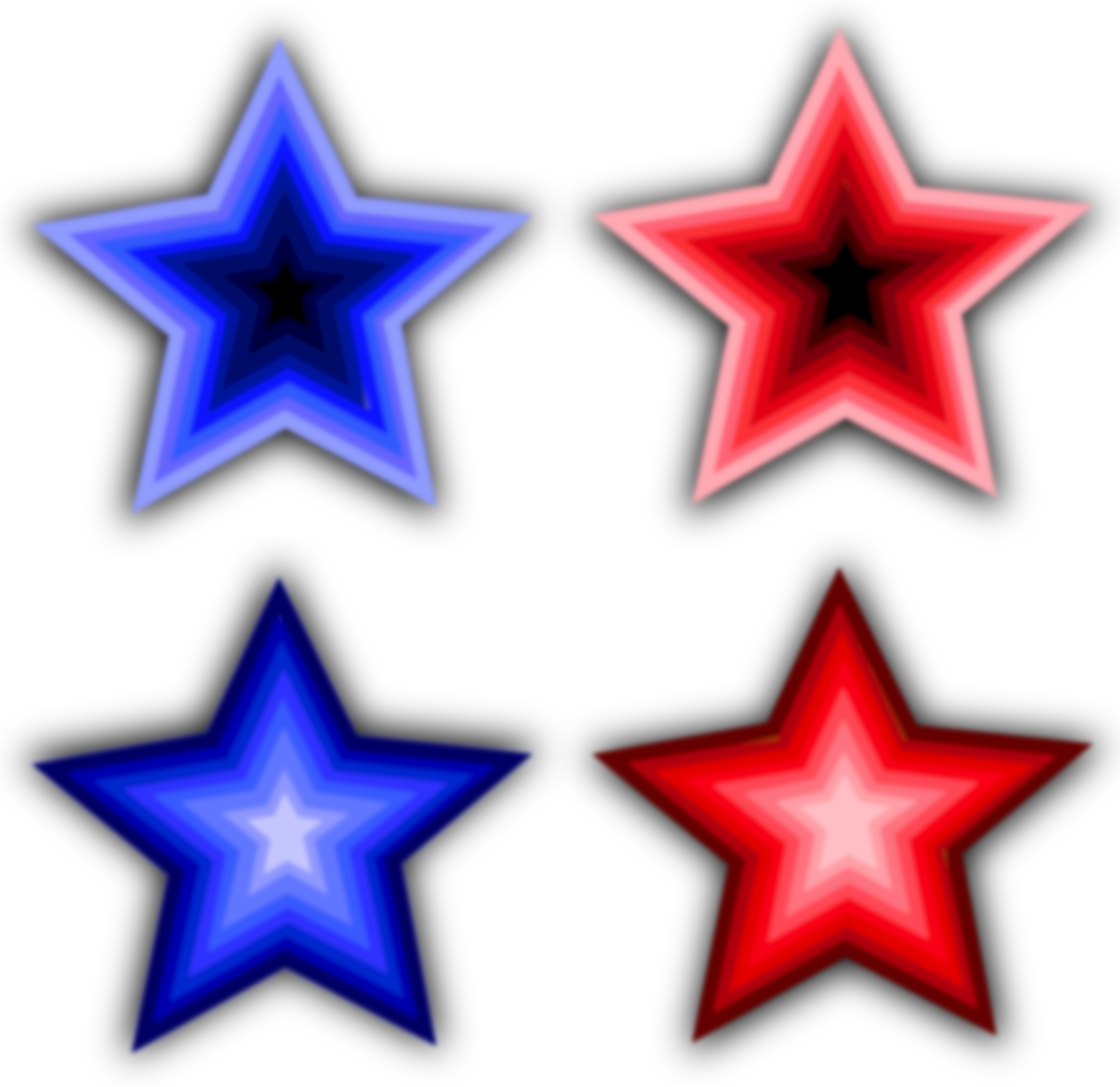 Big Image - Transparent Background Star Clipart (2400x2340)