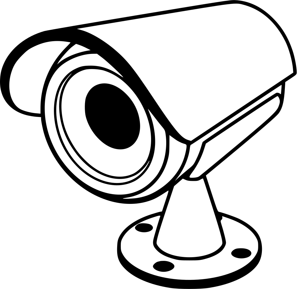 Png File - Cctv Camera Vector Png (981x954)