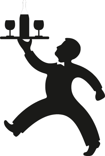 Catering, Party-service, Veranstaltungsservice - Chef Clipart Black And White (350x520)