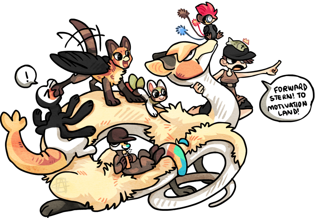 Go Go Go By Griffsnuff - Cartoon (1076x743)