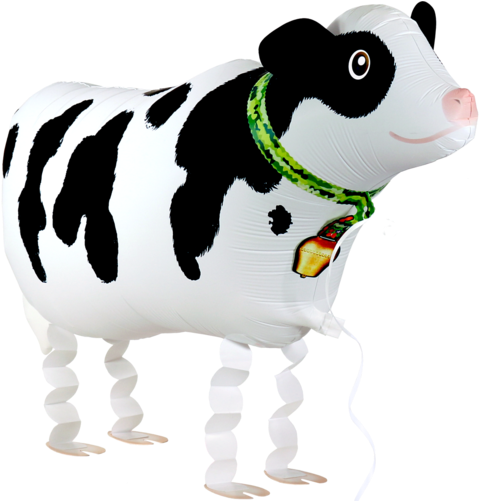 Laufballon Kuh - Panda Cow (500x500)