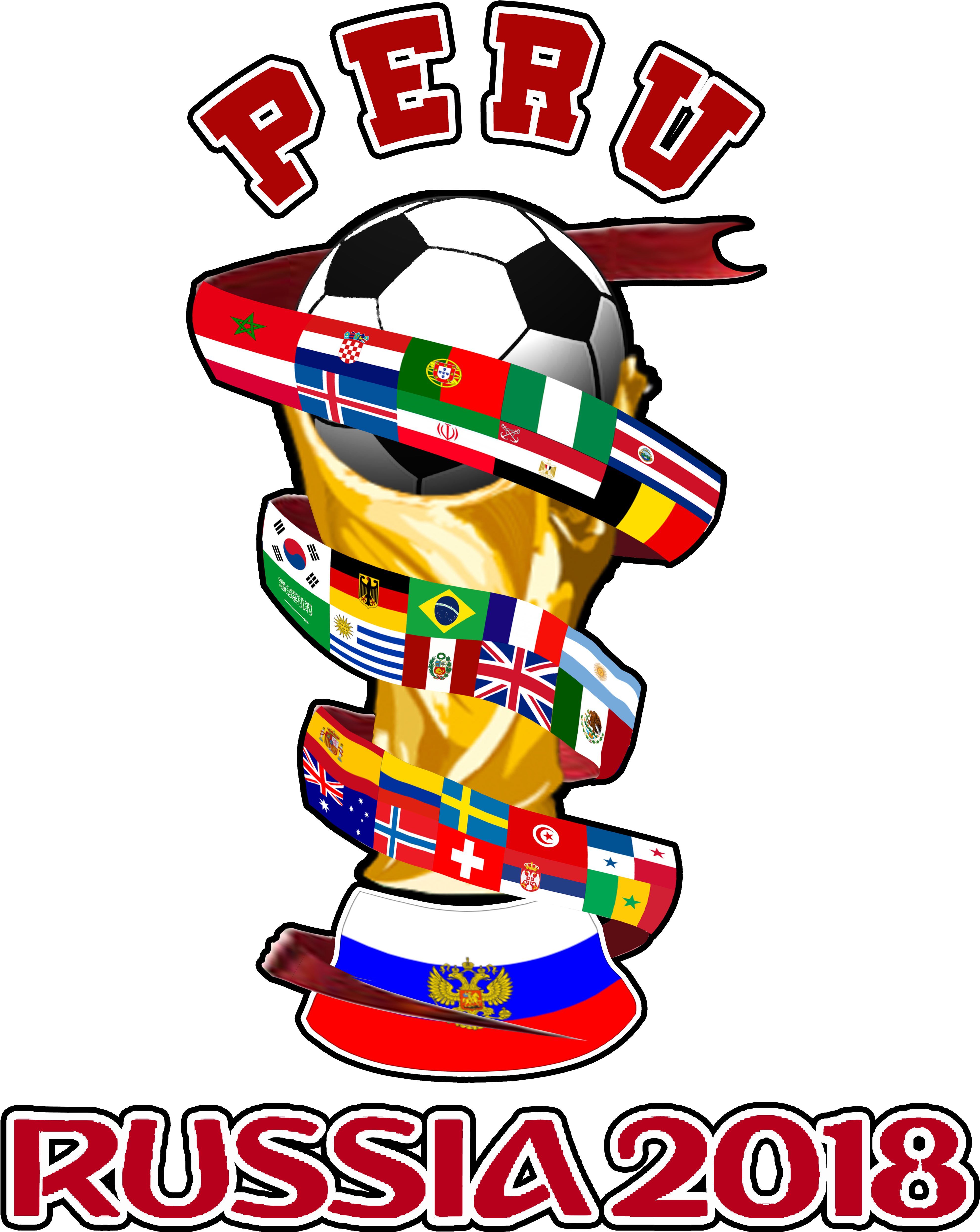 Peru World Cup Russia - Copa Do Mundo Russia 2018 (4500x5400)