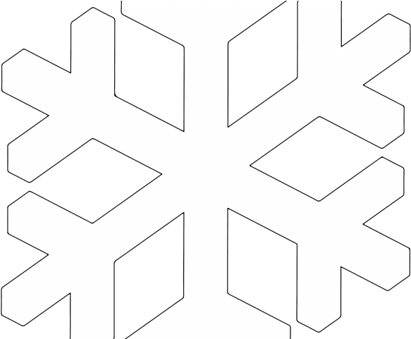 Download By Size - Schneeflocke Weiß Clipart (640x480)