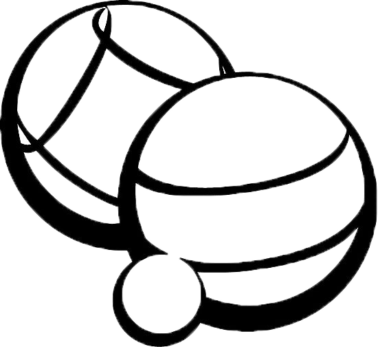 Festival De Pétanque - Boule De Petanque Vector (550x504)