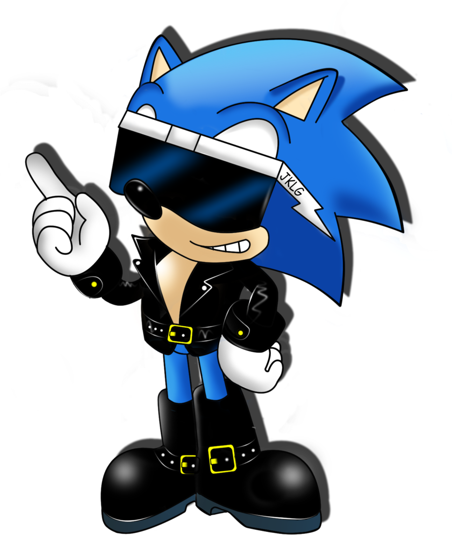 Evil Super Sonic - Classic Scourge The Hedgehog (900x1239)