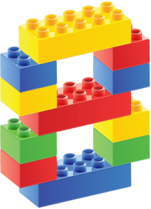Geburtstagskarten, Zahlenverständnis, Lego, Clipart, - Number 8 With Legos (526x700)