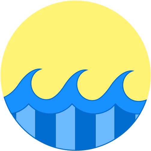 Info - Ocean Waves Icon Png (512x512)