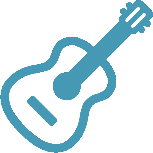 Einfach Geil Gitarre Spielen - Guitar Icon Png Blue (512x512)