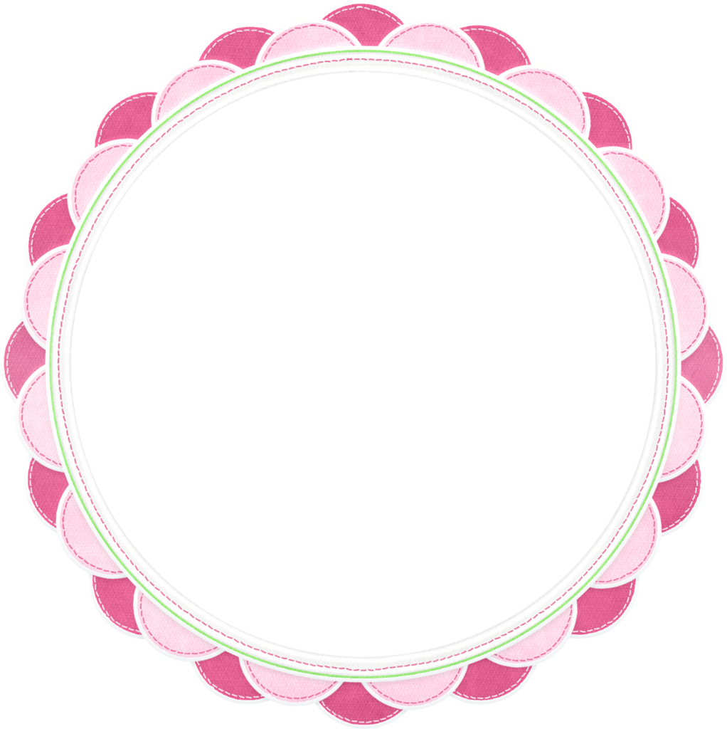 Doodle Frames - Circle (1022x1024)