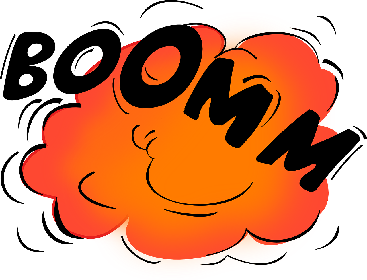 Bang - Bomb Explosion Clip Art (1280x976)