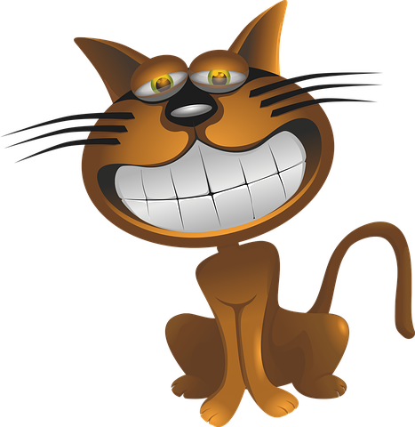 Von Der Arbeitsgemeinschaft Jugendzahnpflege Im Landkreis - Cat Caricature (467x480)
