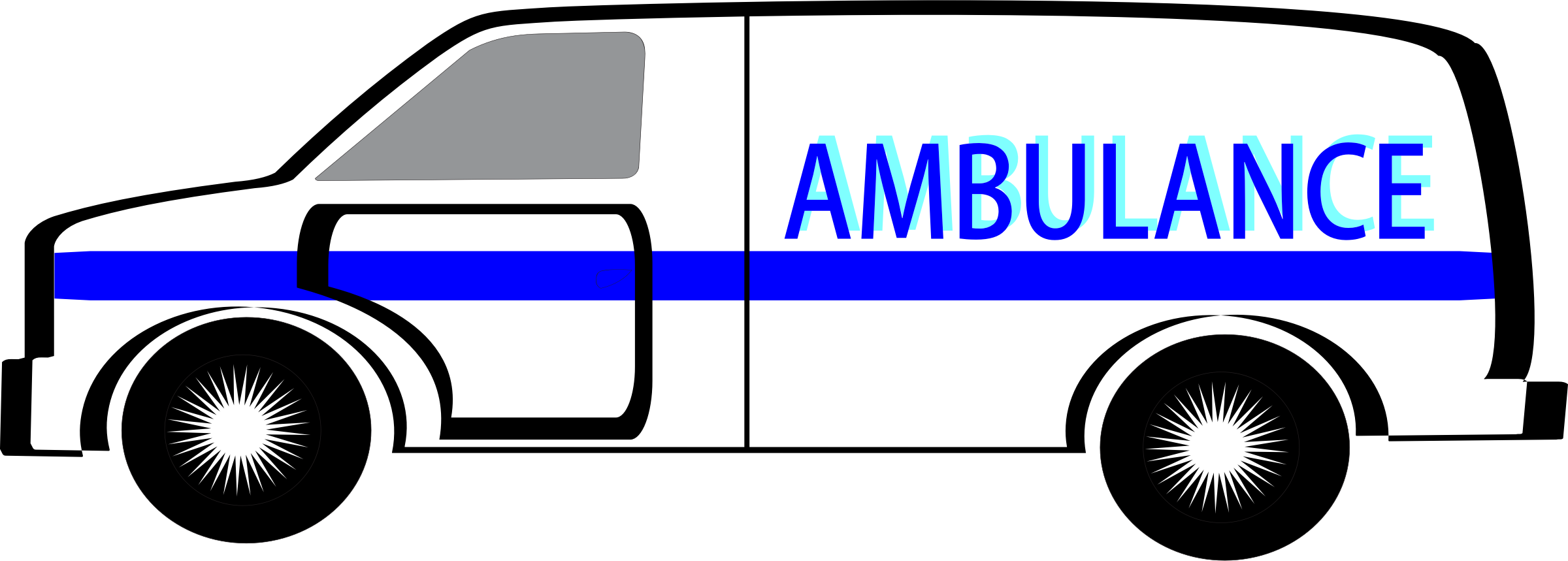 Similar Clip Art - Ambulance (2400x859)