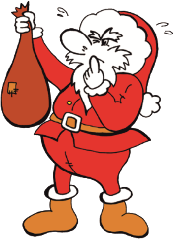 Nichts Drin Zu Weihnachten - Cartoon (377x500)