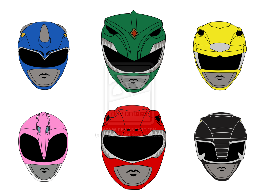 Top 80 Power Rangers Clip Art - Power Ranger Helmet Template (1024x768)