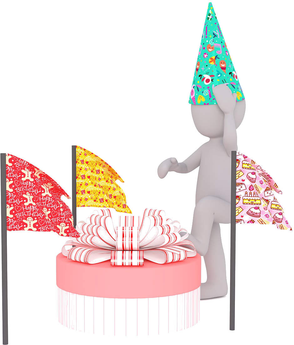 Geburtstagsparty - Modern British Birthday Art (950x1122)