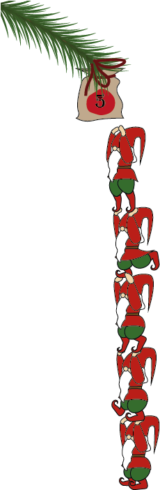 Those Images Were Created For The Digital Advent Calendar, - Cartoon (355x709)