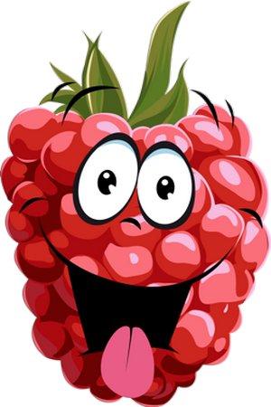 Framboise - Raspberry Cartoon (300x450)