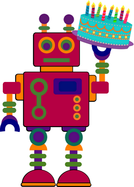 Images Character - Robot Dessin Couleur (430x600)