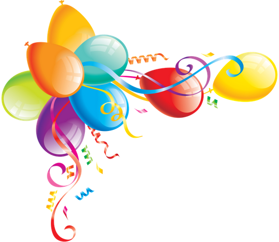 Geburtstag Clipart - Balloon Clipart (576x499)