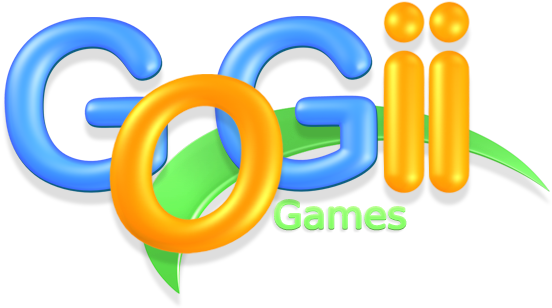 Designed By Ldw And Developed In Conjuction With Gogii - Gogii Games Logo (593x332)