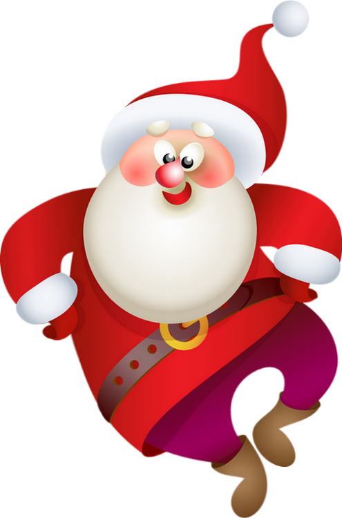 Père Noël Png - متن تبریک سال نو (495x750)