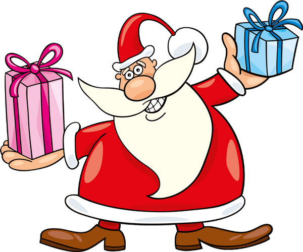 Père Noël Png - Merry Christmas Coloring Book (600x500)
