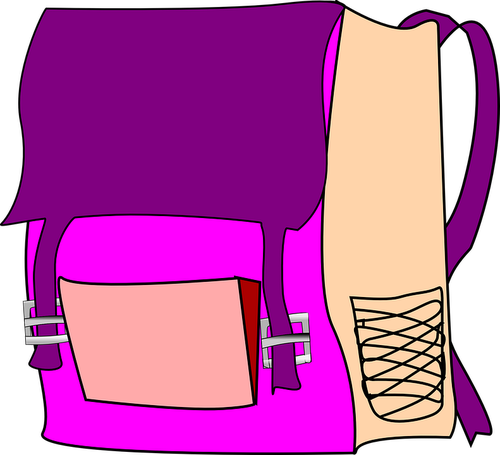 Schulklasse Hier Geht Los - School Bag Clip Art (600x546)