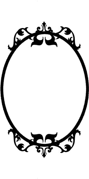 Imagen Relacionada - Art Nouveau Oval Frame (400x624)
