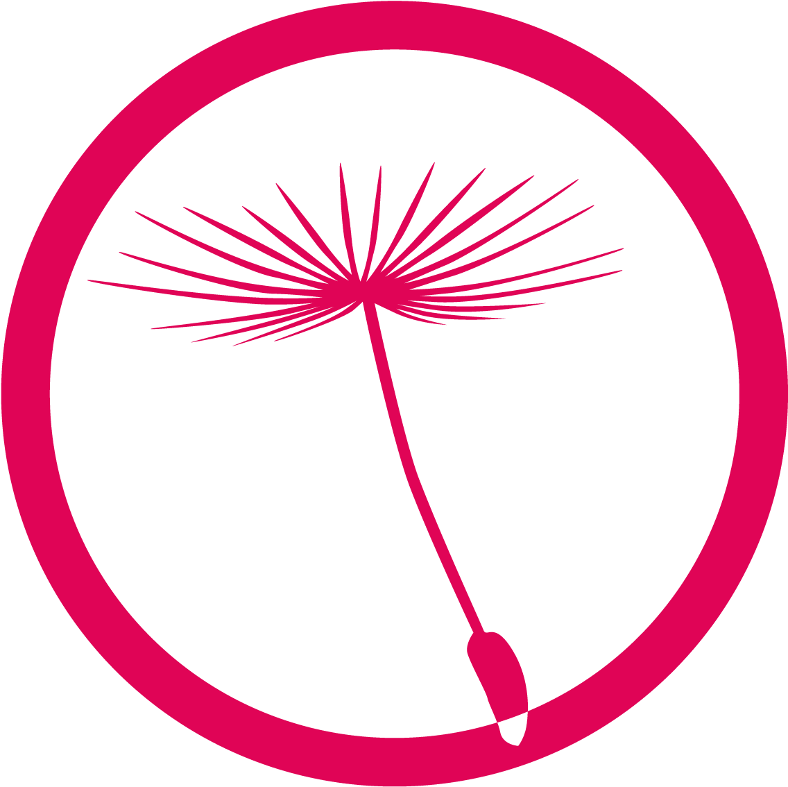 Button Gut Wirtschaften Und Rote Pusteblume - Circle (1213x1235)