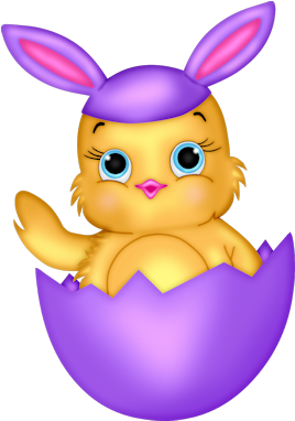 Tubes, Clipart De Páscoa - Cartoon (300x410)