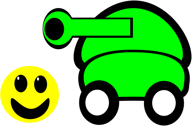 Canister Free Tank - Draw A Cartoon Tank (900x594)