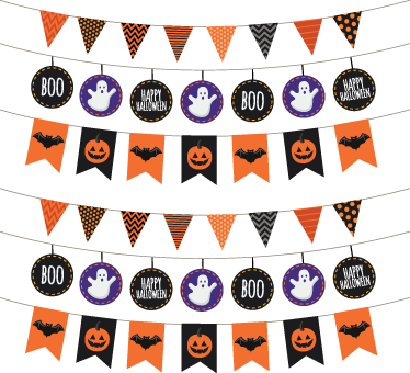 Wandfarbe - Cenefas Halloween (374x340)