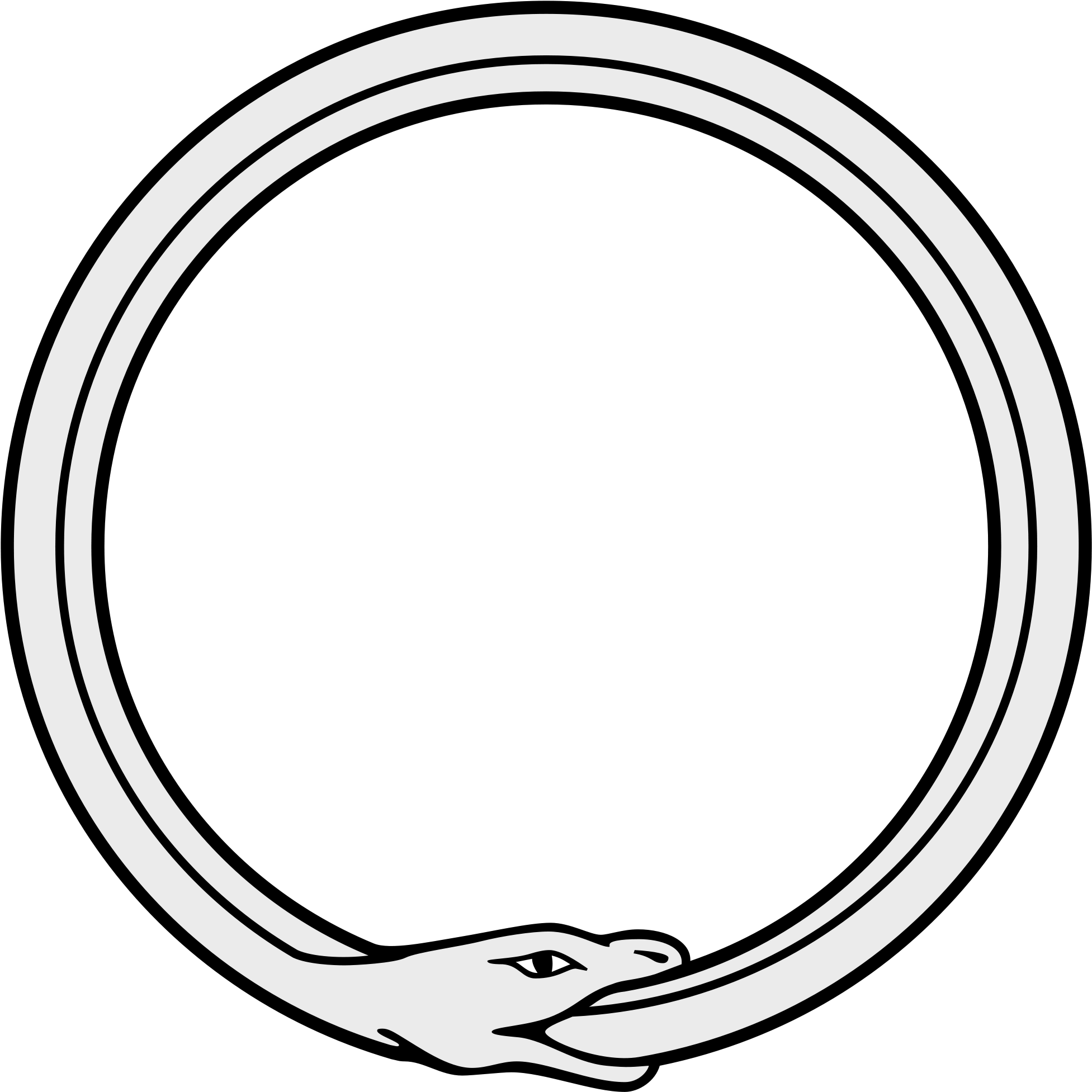 Wikipedia - Snake Eating Its Own Tail (2000x1997)