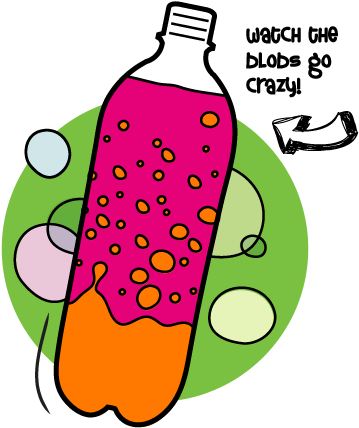 Blobs In A Bottle - Blobs In A Bottle Experiment (370x440)