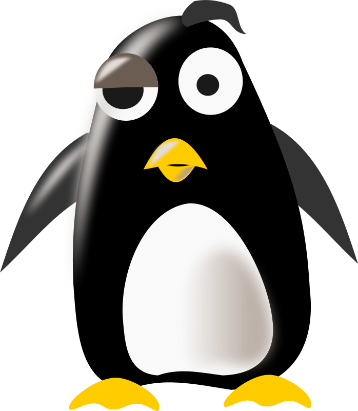 Get Notified Of Exclusive Freebies - Penguin Clip Art (698x800)