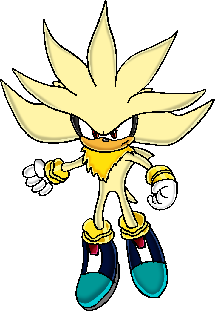 Super Silver The Hedgehog - Silver The Hedgehog Yellow (721x1041)