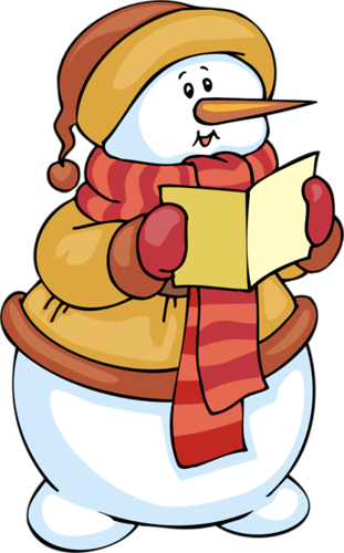 Snowman - Winter Brother Snowman Clipart (311x500)
